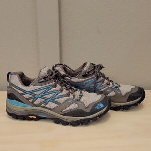 THE NORTH FACE Women's Hedgehog Fastpack GTX Hiking Shoes Grey/Blue Size 8
